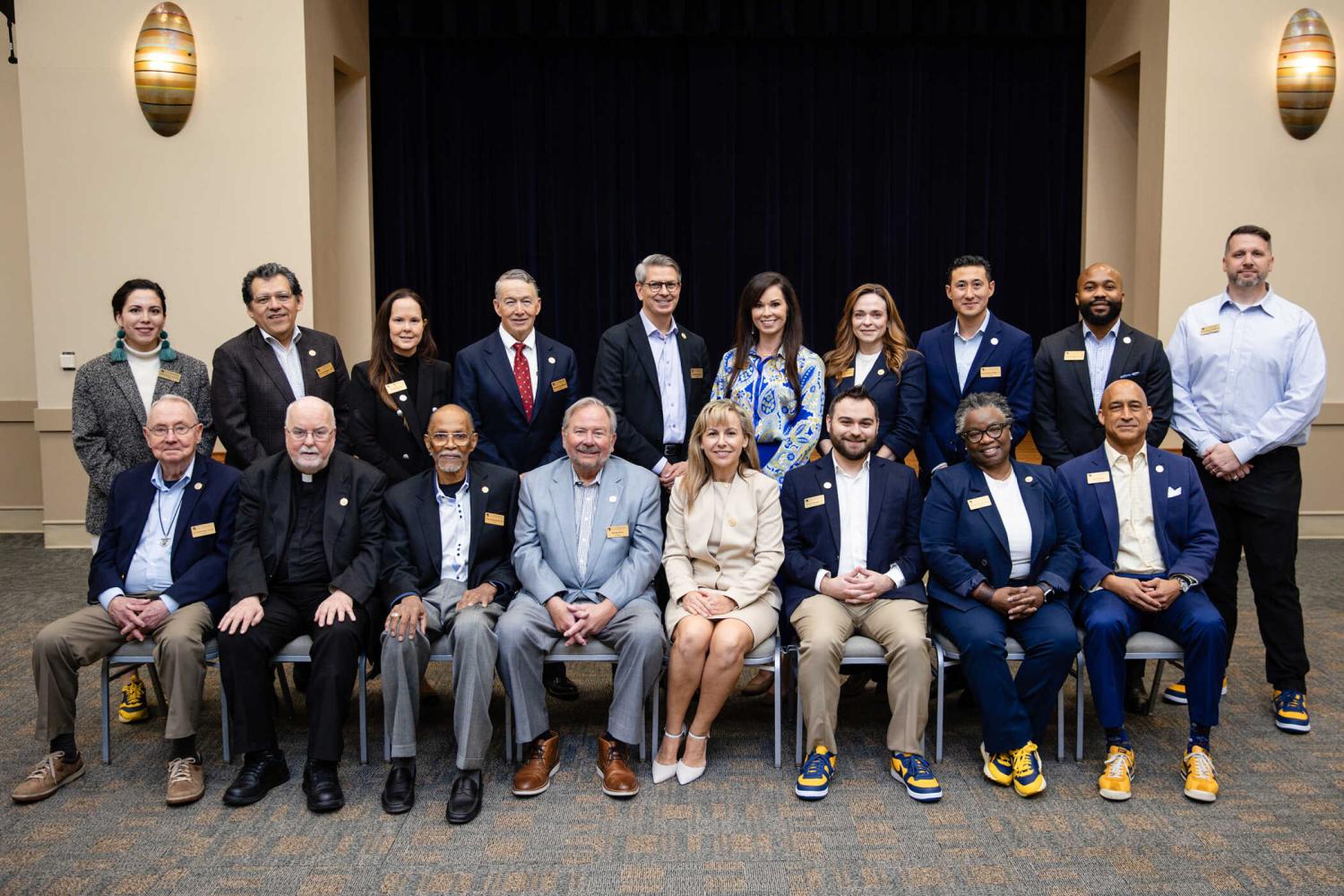 The Board of Trustees at the annual meeting in February 2024