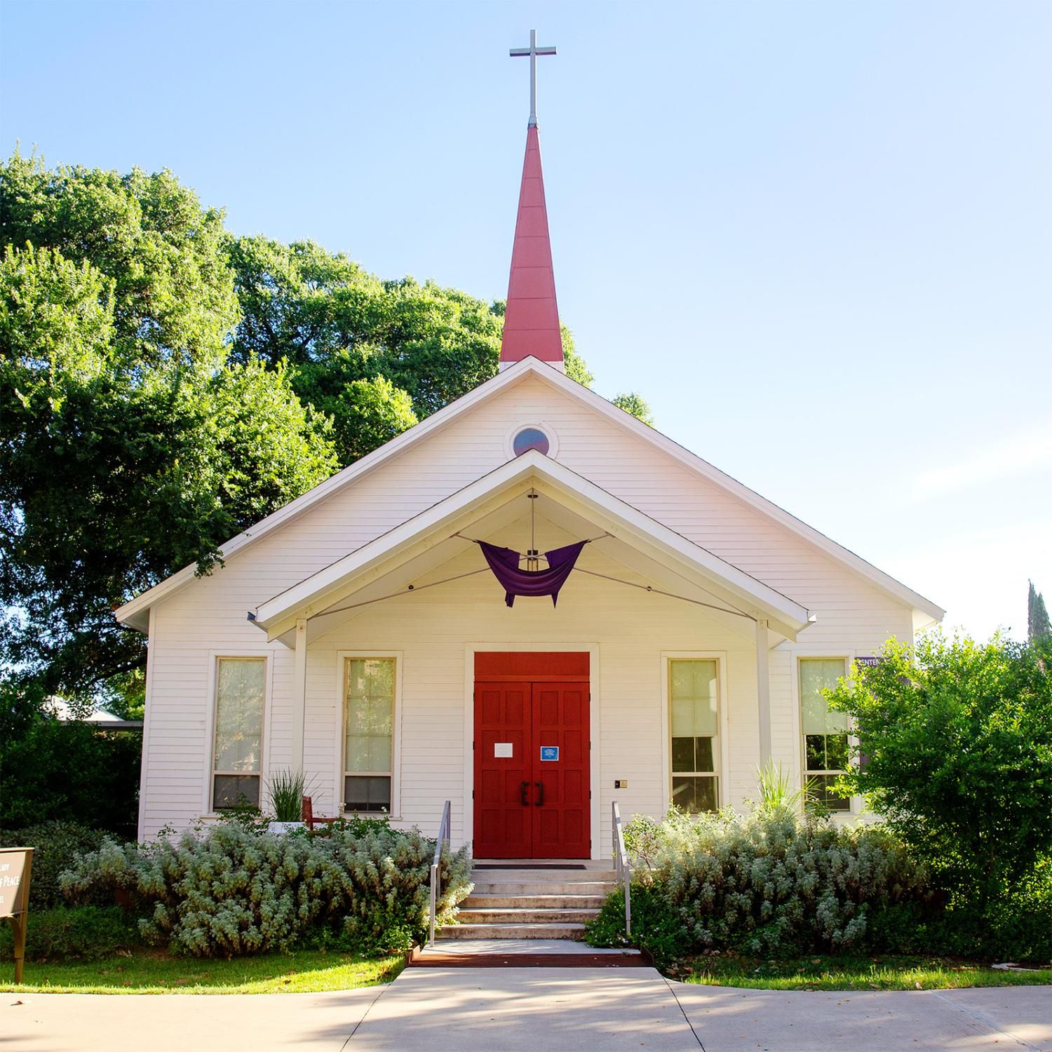 Building exterior of Our Lade of Peace Chapel