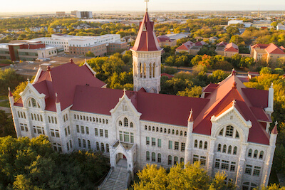 Main Building from a drone