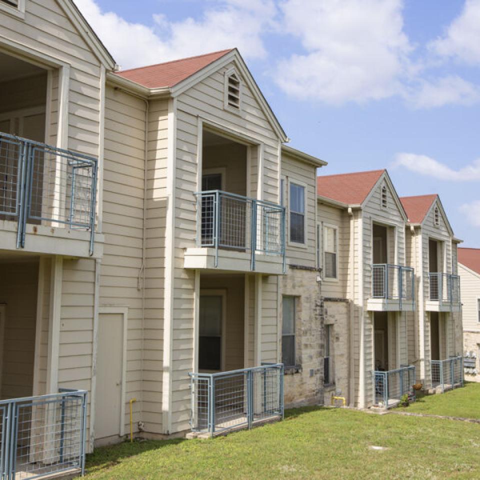 Outside view of the Maryhill and Hilltopper Heights Apartments