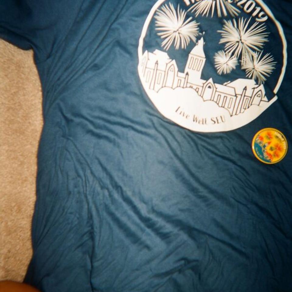 A Hillfest t-shirt.