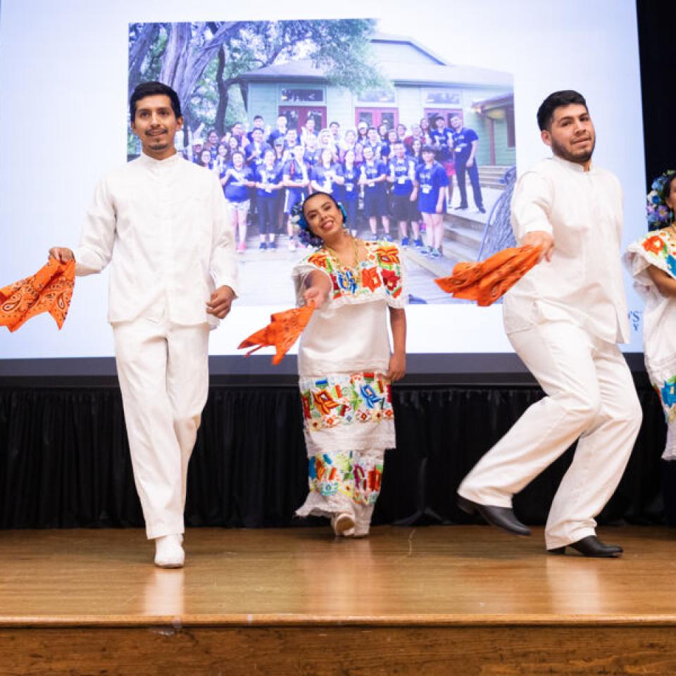 culatural dancers at 50th camp anniversary 