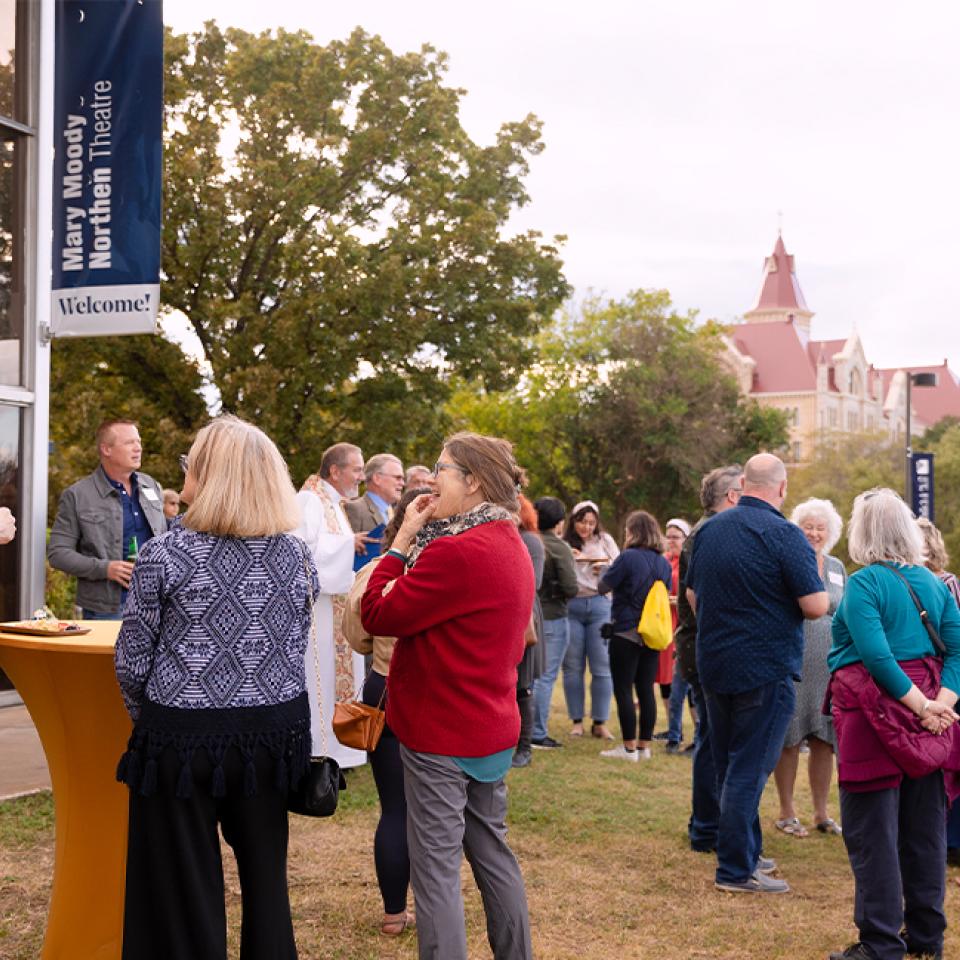 Hilltoppers celebrating the 50th anniversary of MMNT at St. Edward's University