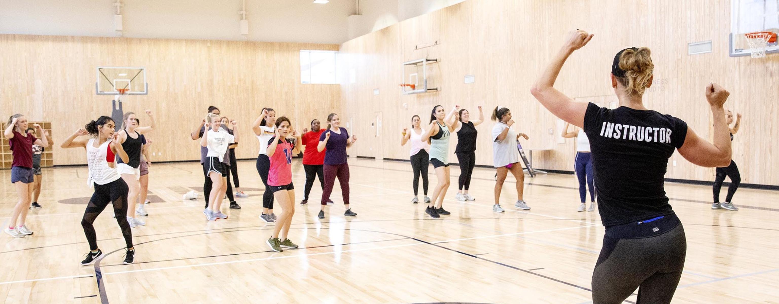 Group X Class in Alumni Gym