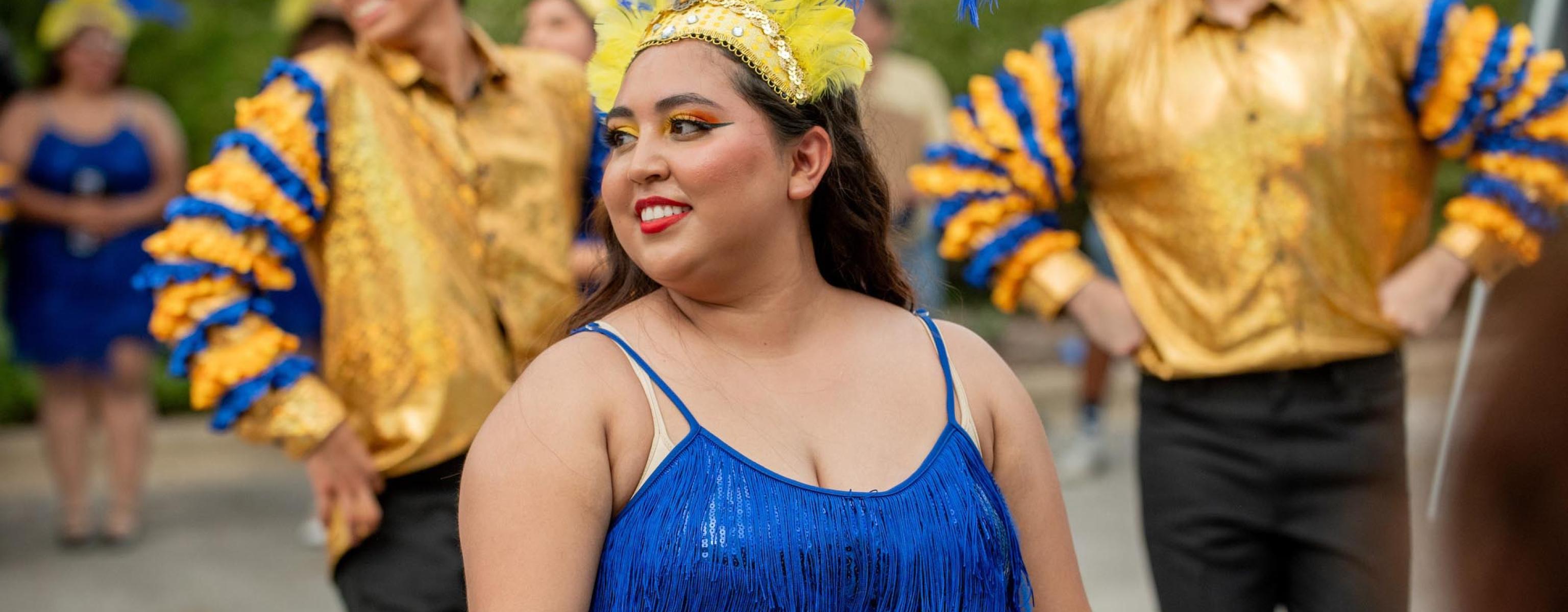 St. Ed's Ballet Folklórico dancer