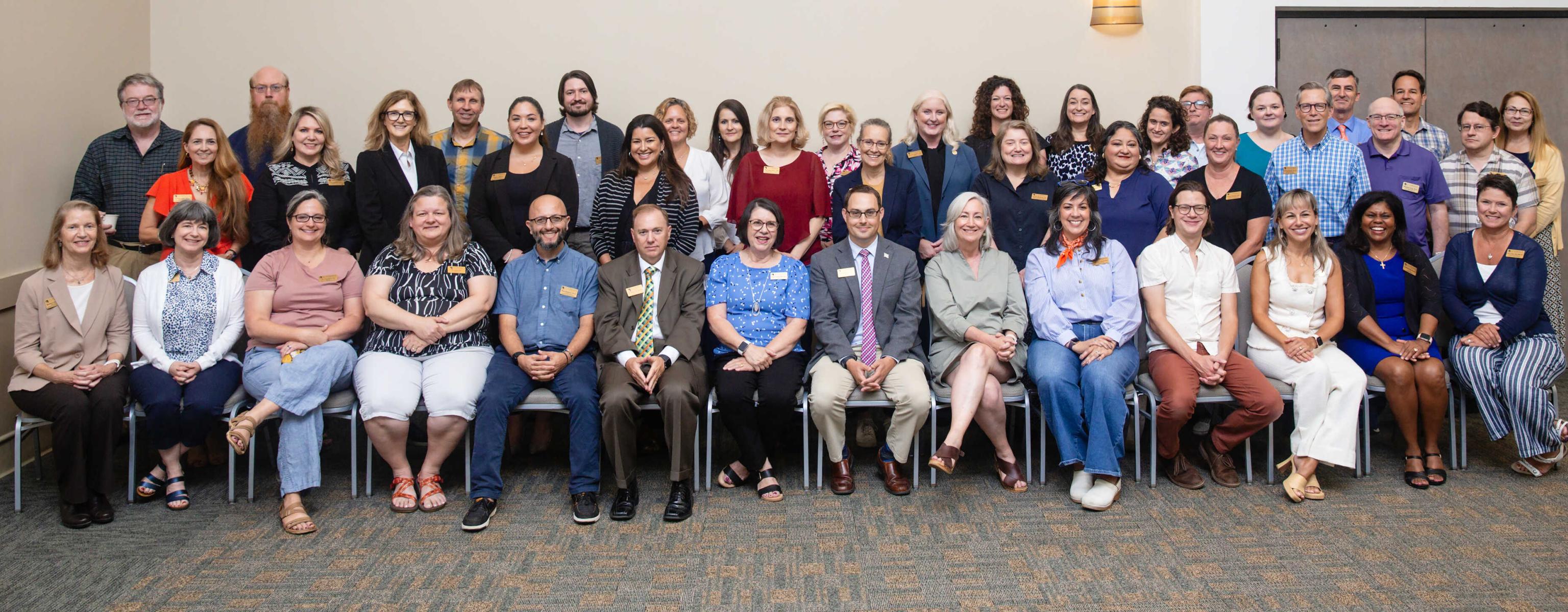 Photo of Academic Affairs team at 2024 leadership retreat 