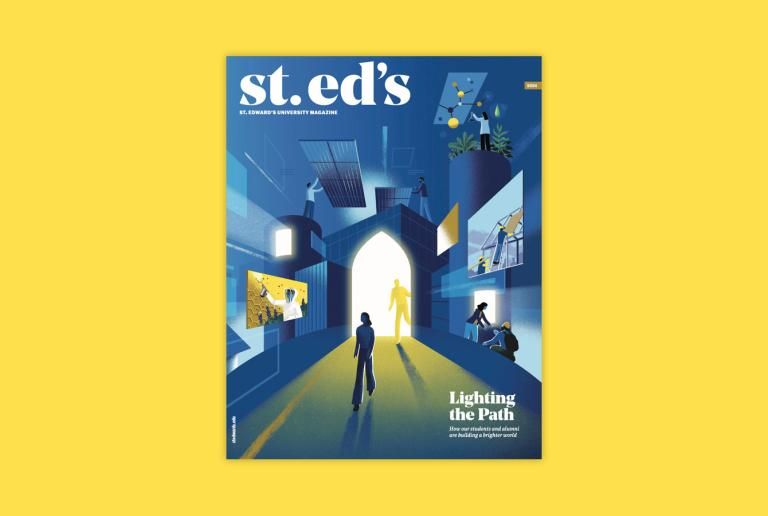 St. Ed's University Magazine 2024 issue cover