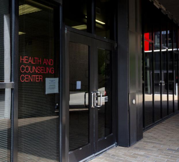 The exterior of the Health and Counseling Center.