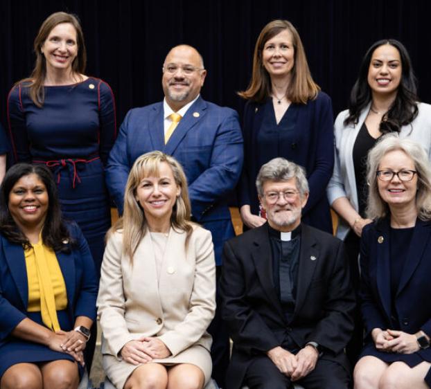 Group at the Board of Trustees meeting