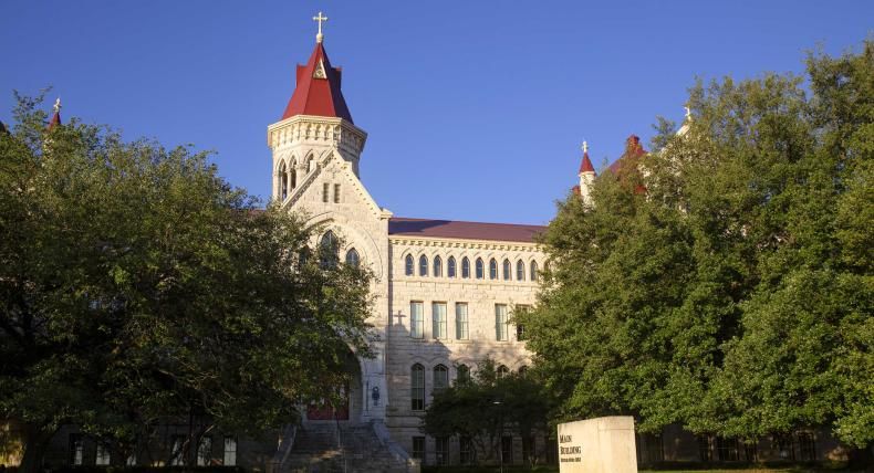 Main Building at sunrise.