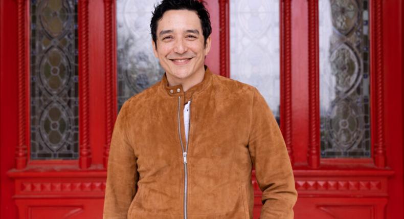 HBO’s The Last of Us Actor Gabriel Luna smiles for a Photo at the Red Door