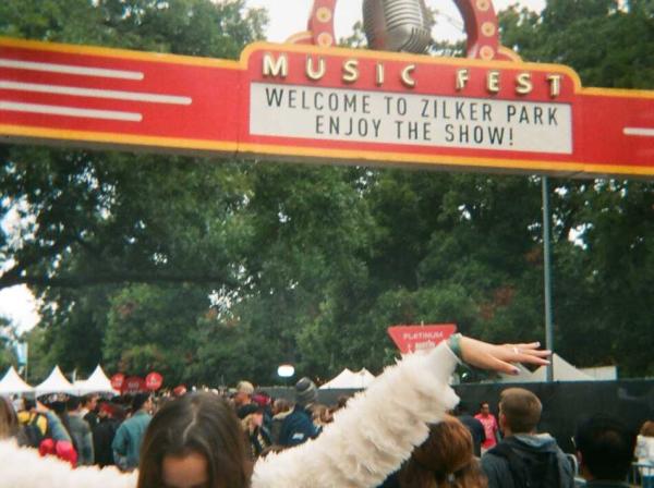 An Austin City Limits Music Festival entrance marquee.