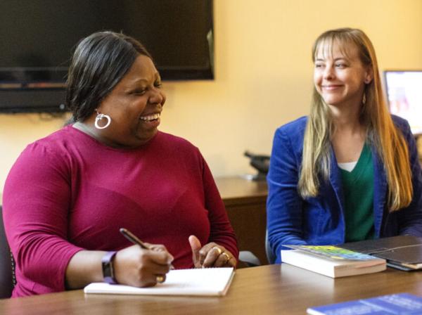 Students engage in the Career and Counseling Lab.