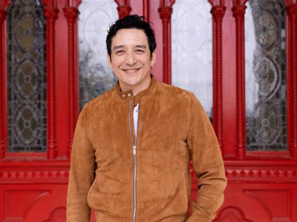 HBO’s The Last of Us Actor Gabriel Luna smiles for a Photo at the Red Door