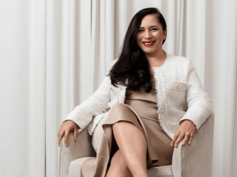 Alumni Marcela Andres poses for a photo