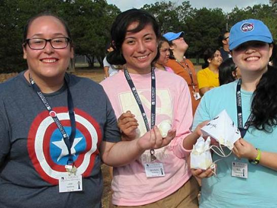 CAMP Students pose during a Cultural Expression Workshop.