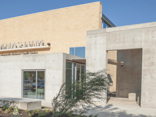 UFCU Alumni Gym entrance