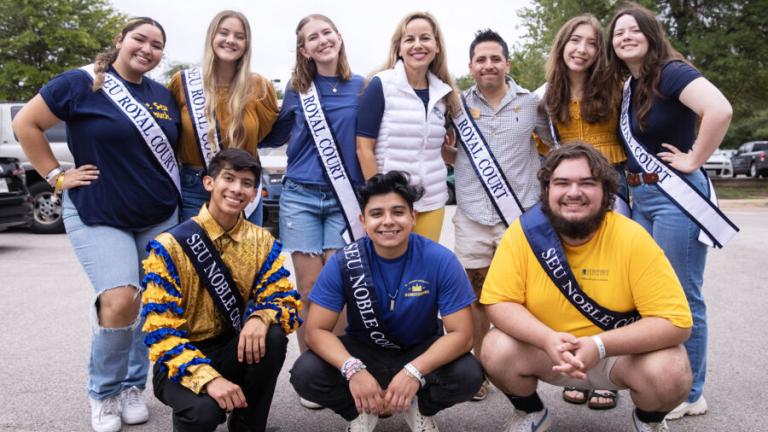 Photo of the Homecoming court