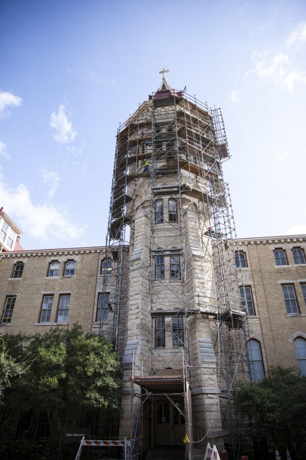 Construction on Main Building