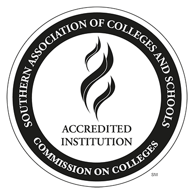 Logo for the Southern Association of Colleges and Schools Commission on Colleges