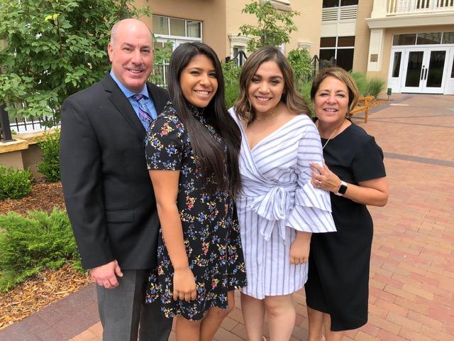 Carlie Pouwels and her family. 