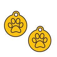 dog tag illustrations