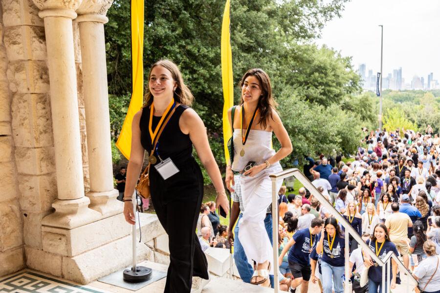 Students at Legacy Walk