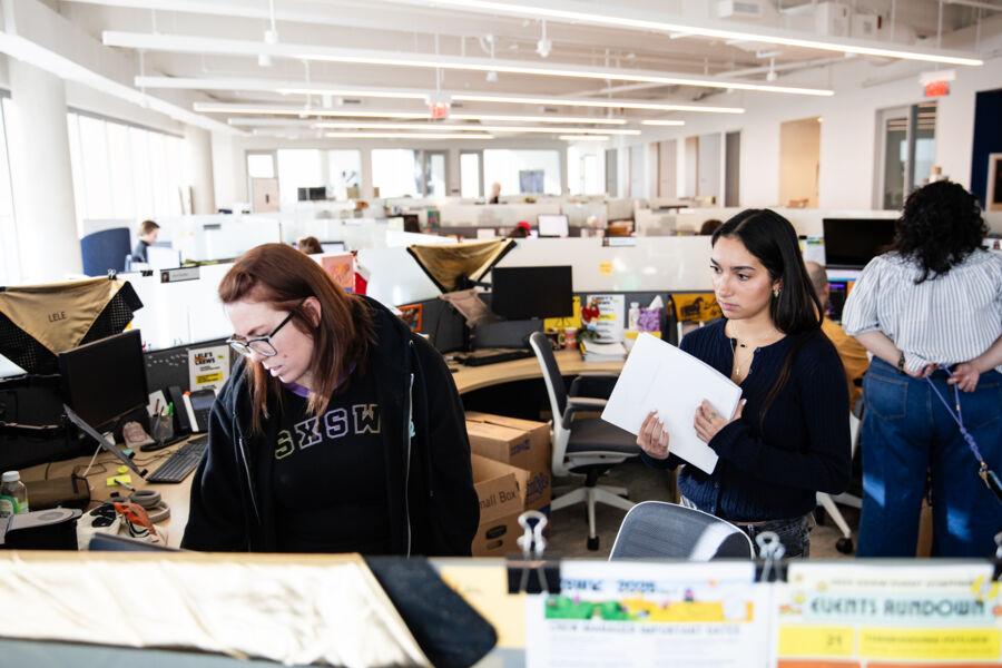 Student, Cressida, with her SXSW internship supervisor, Stephanie